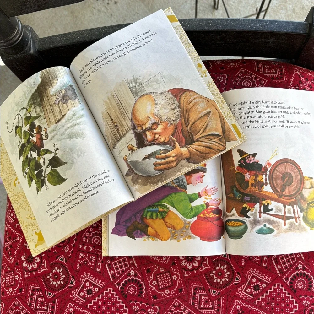 Jack & the Beanstalk Rumpelstiltskin Little Golden Books Chick-fil-A Series
